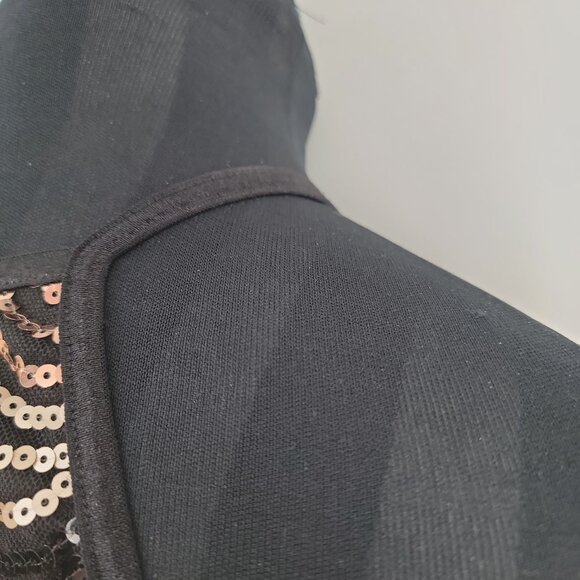 CRYSTAL DOLL SEQUIN HALTER GOWN (Size 7) - “Old Hollywood meets New Year’s Eve” - Picture 5 of 11